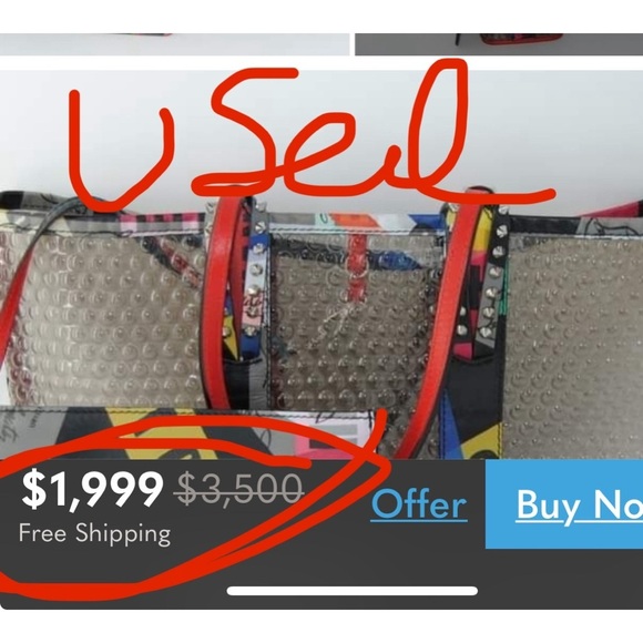 Slide #2 informative slide SEND OFFERS Christian Louboutin, NWT & authenticated… - Picture 6 of 16